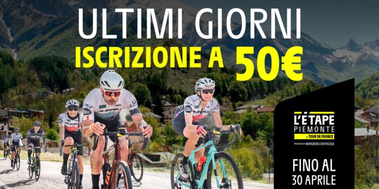 Granfondo del Tour de France L’Étape Piemonte: rush finale per i pettorali a 50€